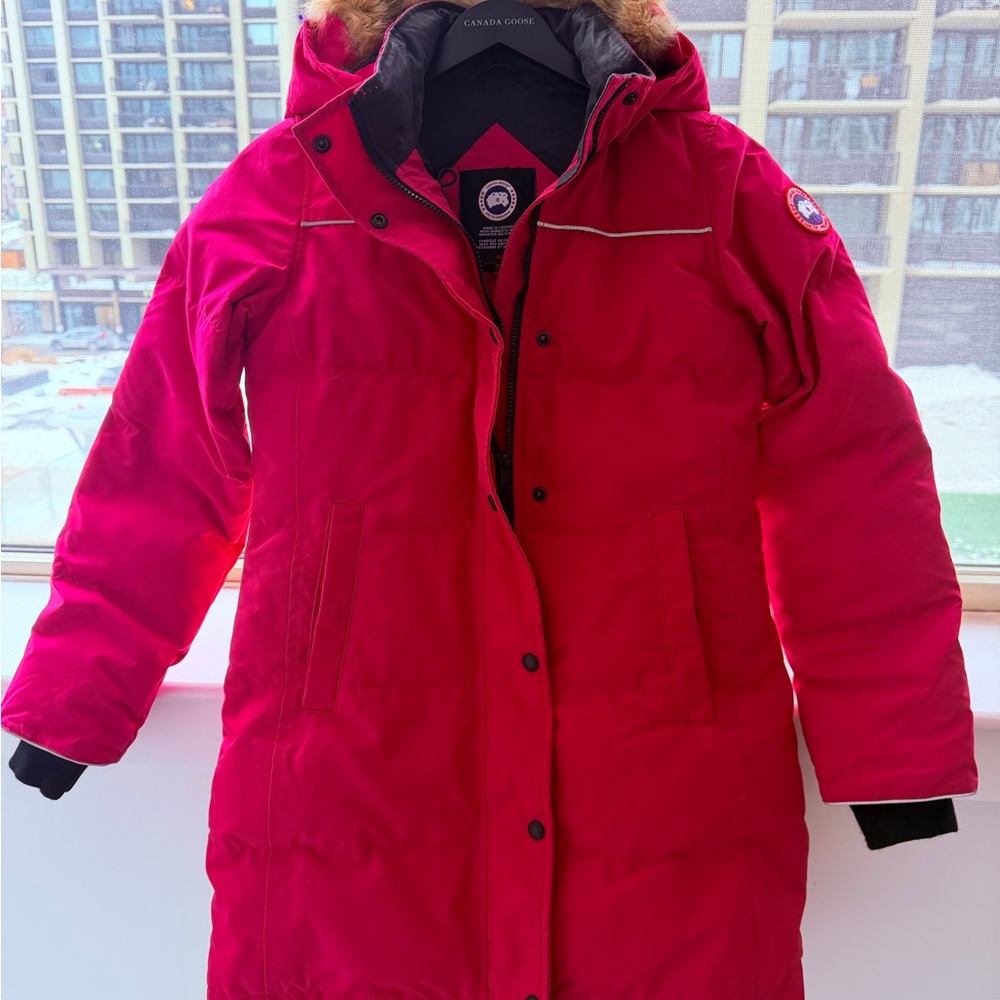 Canada Goose pink Parka